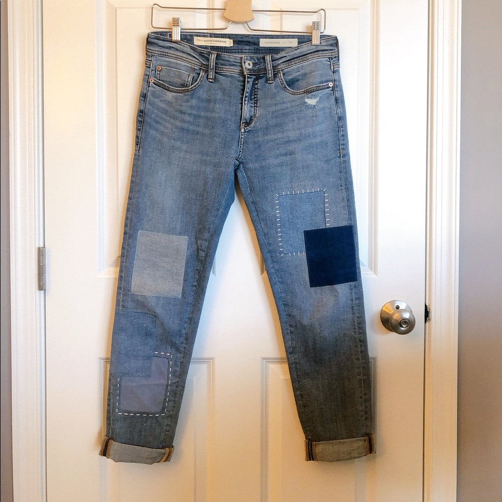 Anthropologie slim boyfriend jeans size 26